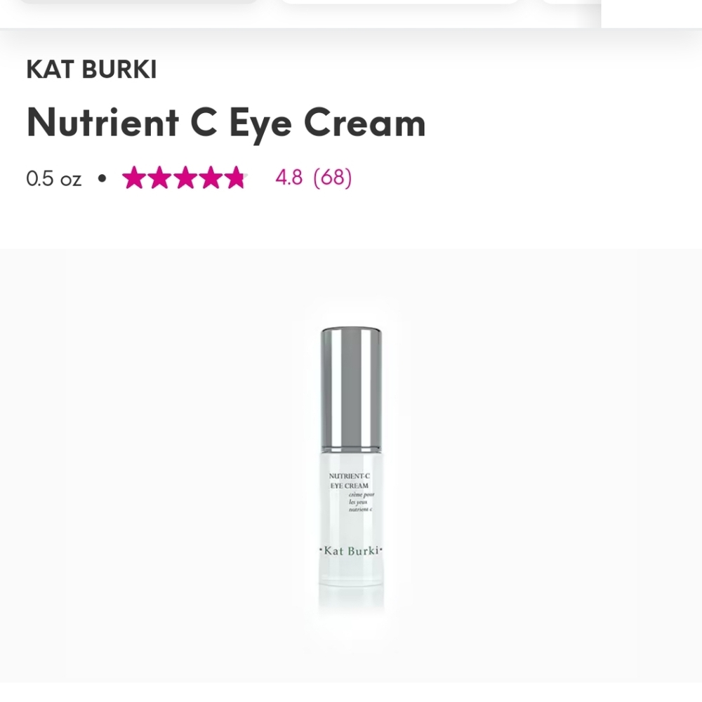 Kat Burki Prevention Nutrient- C Eye Cream 15 mL/0.5 fl oz NIB NEW IN BOX - Picture 3 of 11